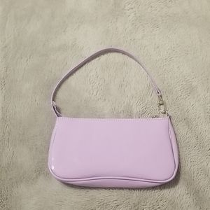 Lilac baguette purse
